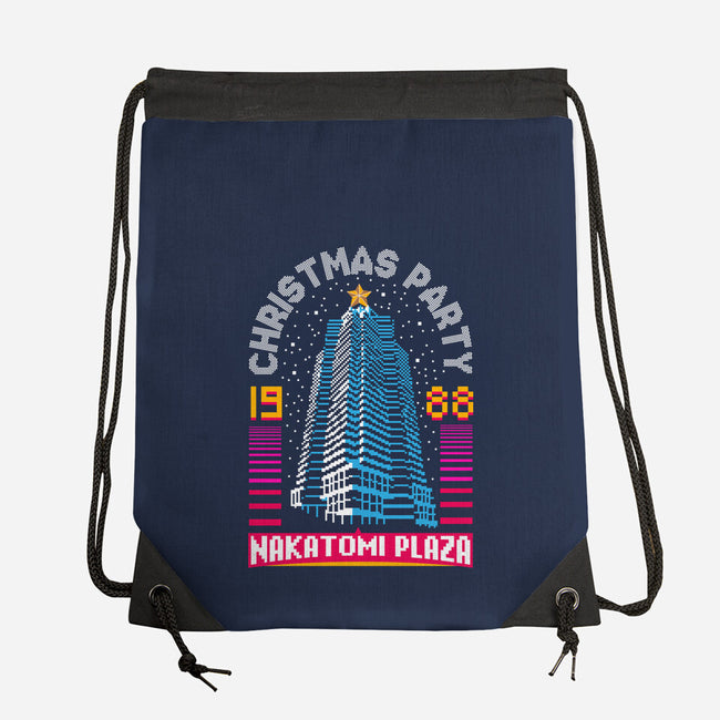 Nakatomi Party 88-None-Drawstring-Bag-rocketman_art