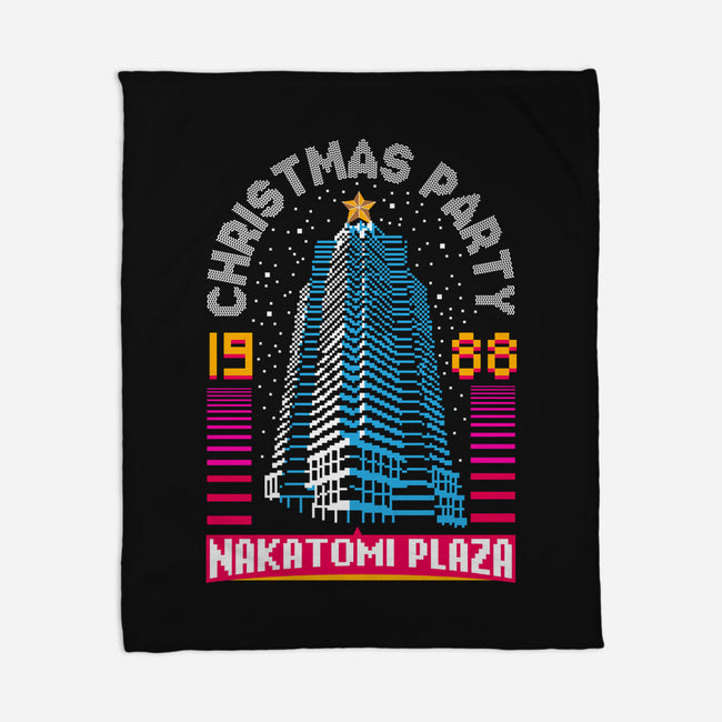 Nakatomi Party 88-None-Fleece-Blanket-rocketman_art