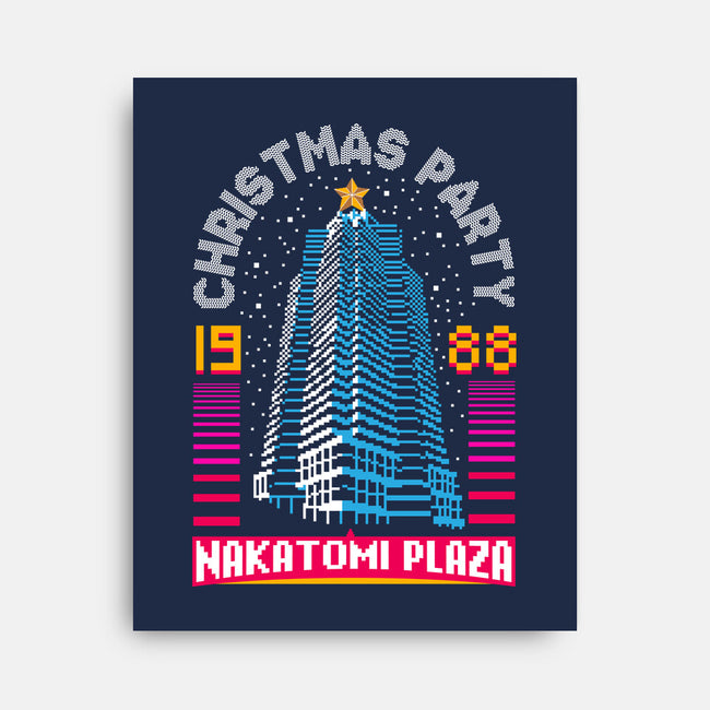 Nakatomi Party 88-None-Stretched-Canvas-rocketman_art