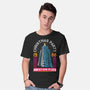 Nakatomi Party 88-Mens-Basic-Tee-rocketman_art