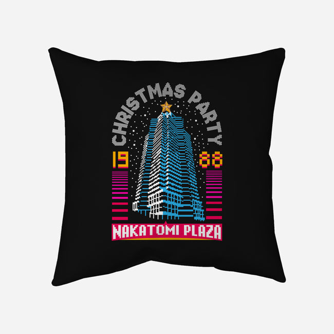 Nakatomi Party 88-None-Removable Cover w Insert-Throw Pillow-rocketman_art