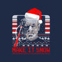 Make It Snow Christmas-Womens-Basic-Tee-rocketman_art