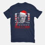 Make It Snow Christmas-Womens-Basic-Tee-rocketman_art