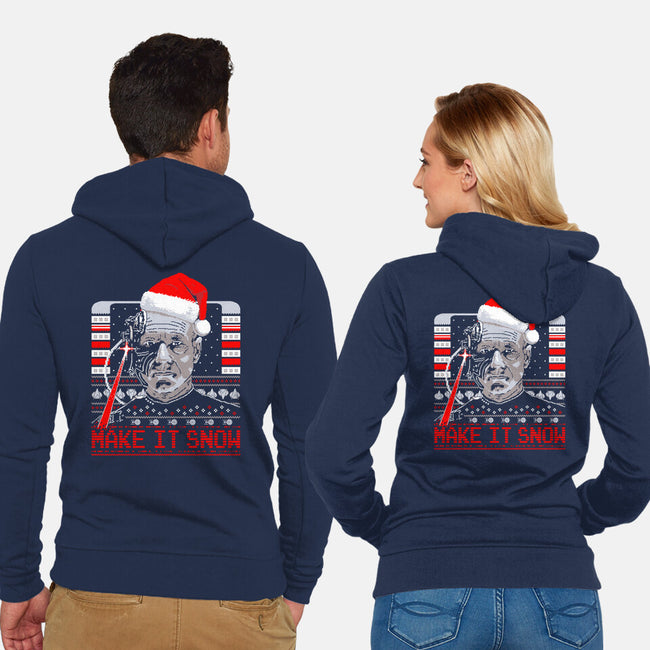 Make It Snow Christmas-Unisex-Zip-Up-Sweatshirt-rocketman_art