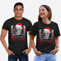 Make It Snow Christmas-Unisex-Basic-Tee-rocketman_art