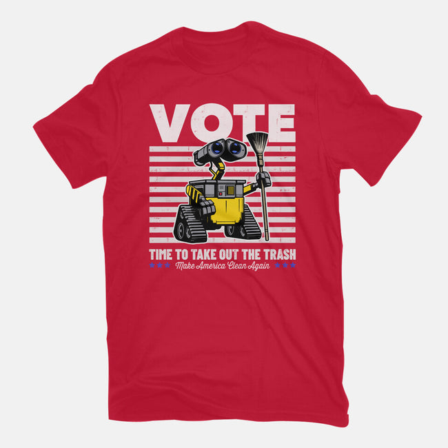 Make America Clean Again-Mens-Basic-Tee-Herk Up Tees