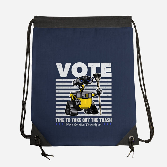 Make America Clean Again-None-Drawstring-Bag-Herk Up Tees