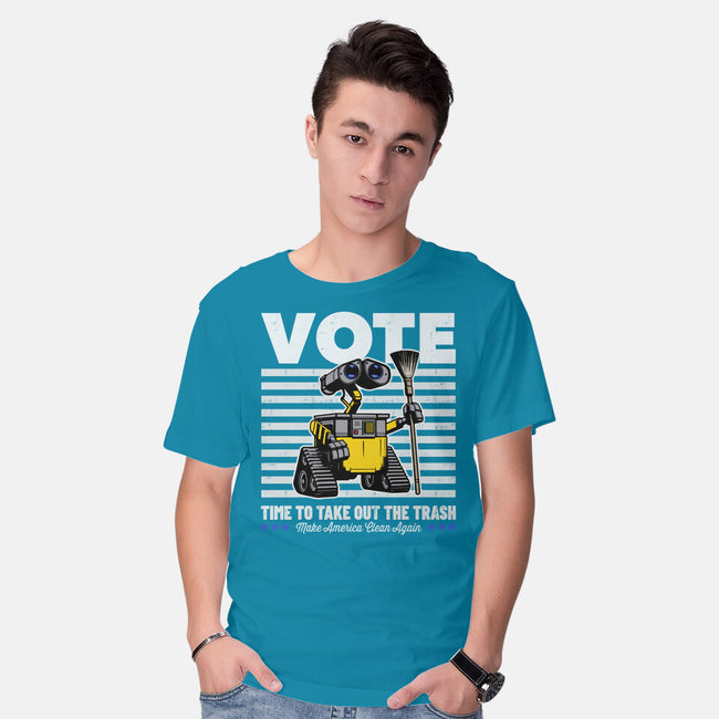 Make America Clean Again-Mens-Basic-Tee-Herk Up Tees