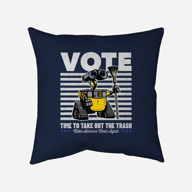 Make America Clean Again-None-Removable Cover w Insert-Throw Pillow-Herk Up Tees