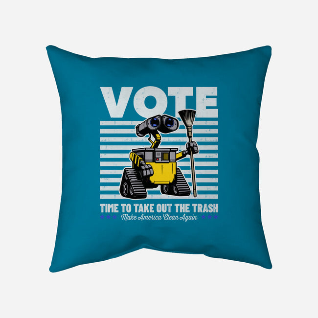 Make America Clean Again-None-Removable Cover w Insert-Throw Pillow-Herk Up Tees