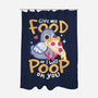 Hungry Pigeon Pizza-None-Polyester-Shower Curtain-NemiMakeit