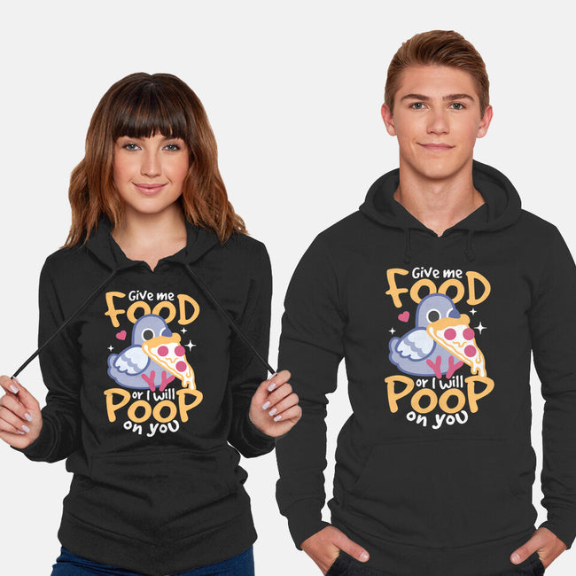 Hungry Pigeon Pizza-Unisex-Pullover-Sweatshirt-NemiMakeit