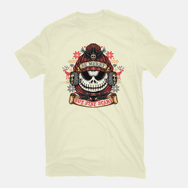 Merry And Scary-Mens-Basic-Tee-glitchygorilla