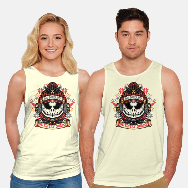 Merry And Scary-Unisex-Basic-Tank-glitchygorilla