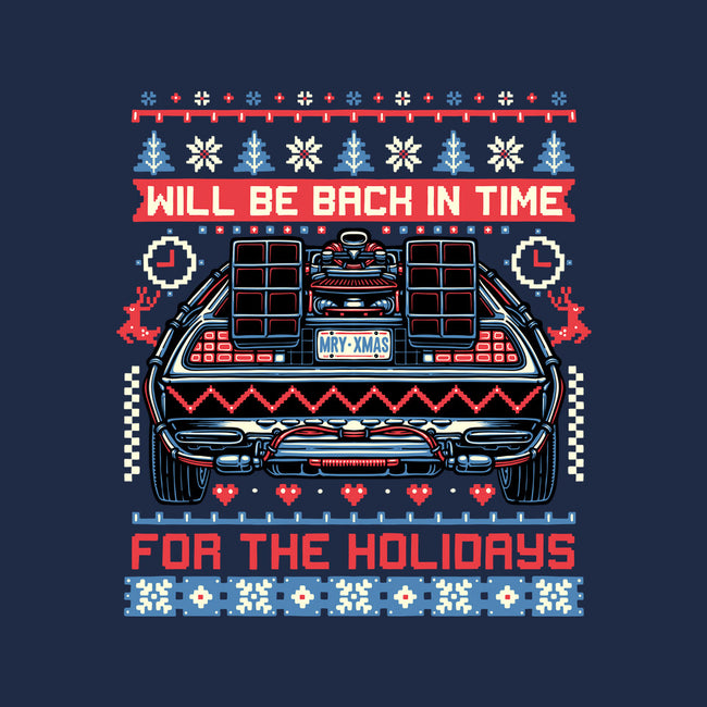 Back In Time For The Holidays-Unisex-Crew Neck-Sweatshirt-glitchygorilla