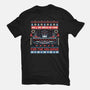 Back In Time For The Holidays-Mens-Basic-Tee-glitchygorilla