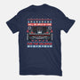 Back In Time For The Holidays-Womens-Fitted-Tee-glitchygorilla