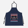 Back In Time For The Holidays-Unisex-Kitchen-Apron-glitchygorilla