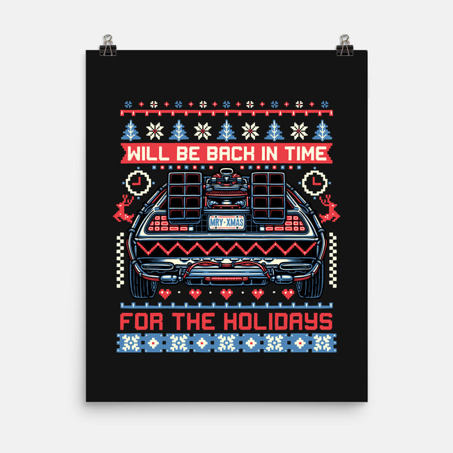 Back In Time For The Holidays-None-Matte-Poster-glitchygorilla