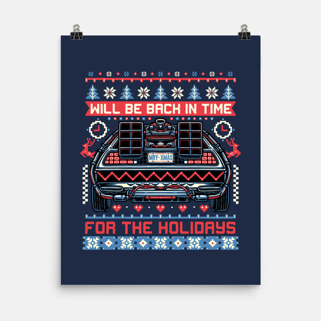 Back In Time For The Holidays-None-Matte-Poster-glitchygorilla