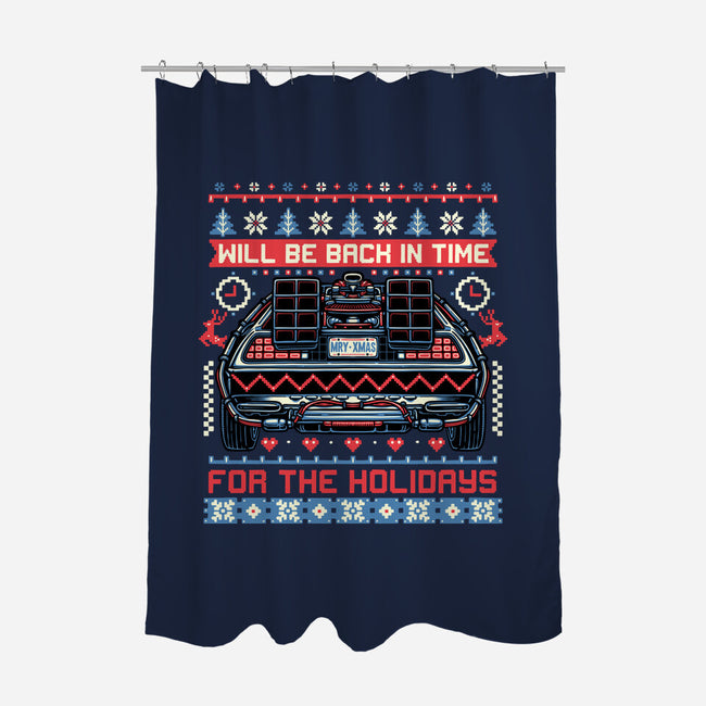 Back In Time For The Holidays-None-Polyester-Shower Curtain-glitchygorilla