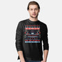 Back In Time For The Holidays-Mens-Long Sleeved-Tee-glitchygorilla