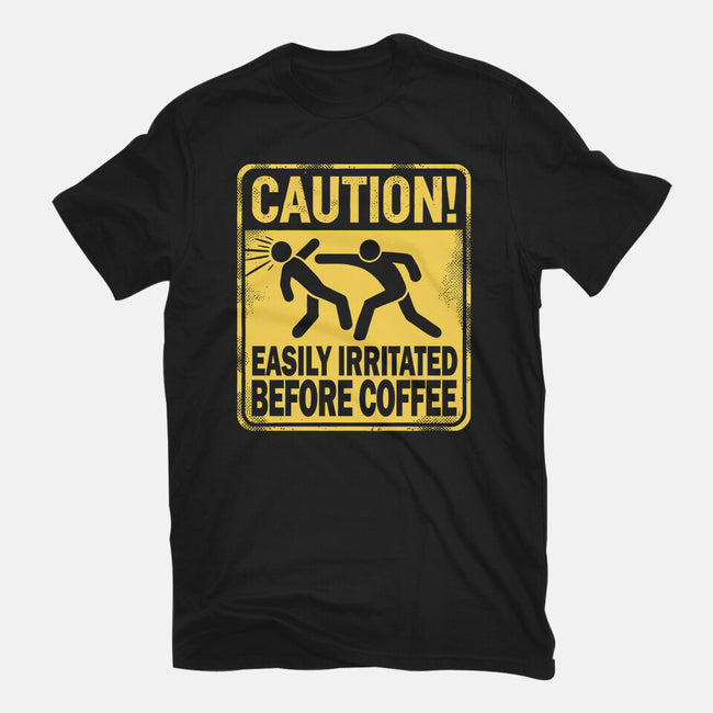 Easily Irritated Before Coffee-Youth-Basic-Tee-BridgeWalker