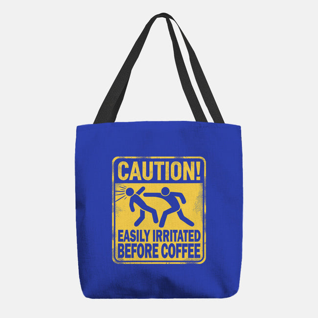 Easily Irritated Before Coffee-None-Basic Tote-Bag-BridgeWalker