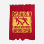 Easily Irritated Before Coffee-None-Polyester-Shower Curtain-BridgeWalker