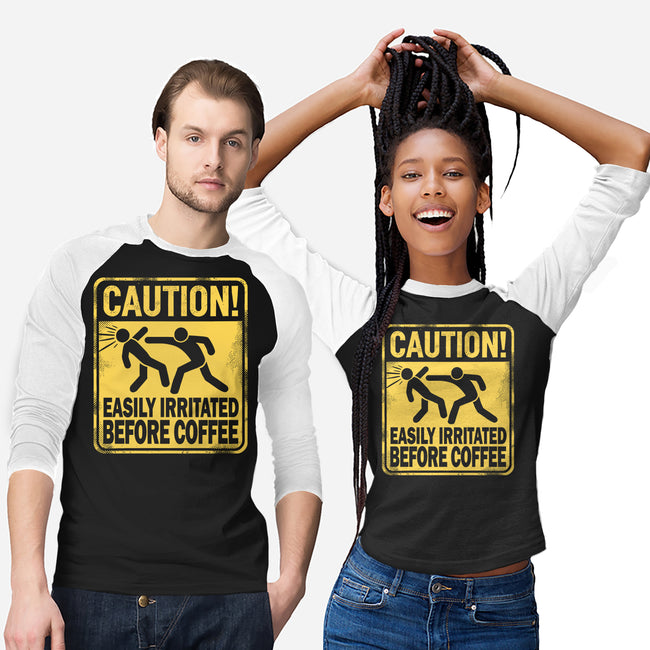 Easily Irritated Before Coffee-Unisex-Baseball-Tee-BridgeWalker