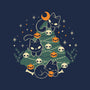 Halloween Christmas Tree-Womens-Basic-Tee-xMorfina