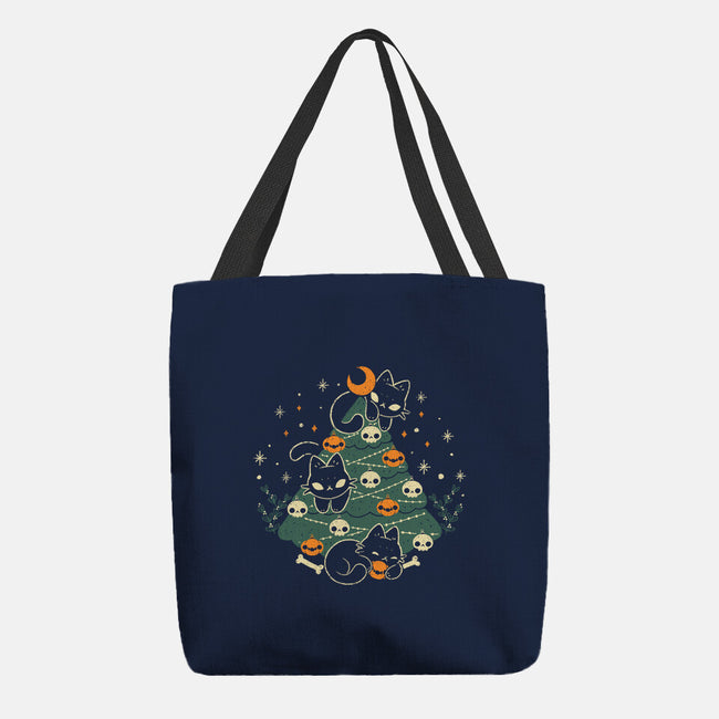 Halloween Christmas Tree-None-Basic Tote-Bag-xMorfina