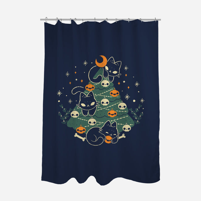 Halloween Christmas Tree-None-Polyester-Shower Curtain-xMorfina