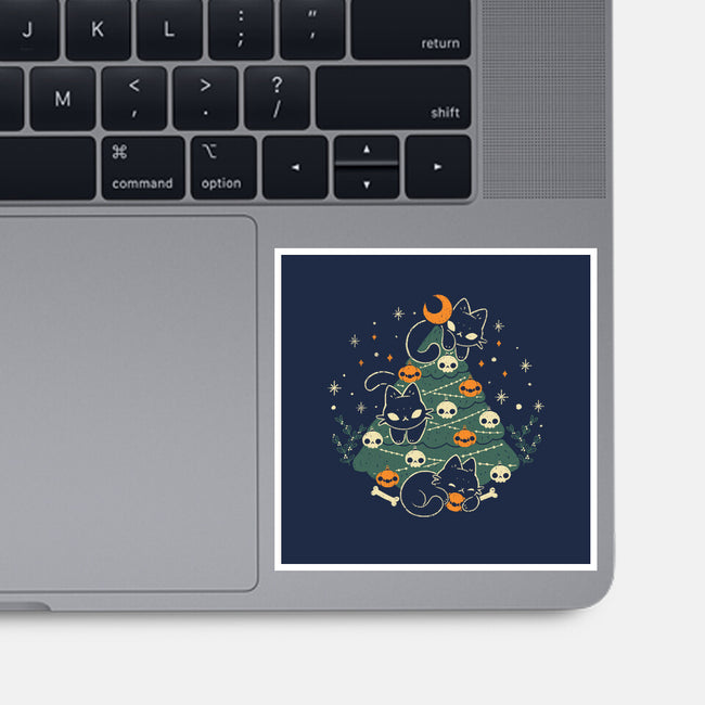 Halloween Christmas Tree-None-Glossy-Sticker-xMorfina