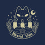 Blessed Yule Black Cat-Youth-Basic-Tee-xMorfina