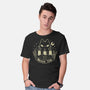 Blessed Yule Black Cat-Mens-Basic-Tee-xMorfina