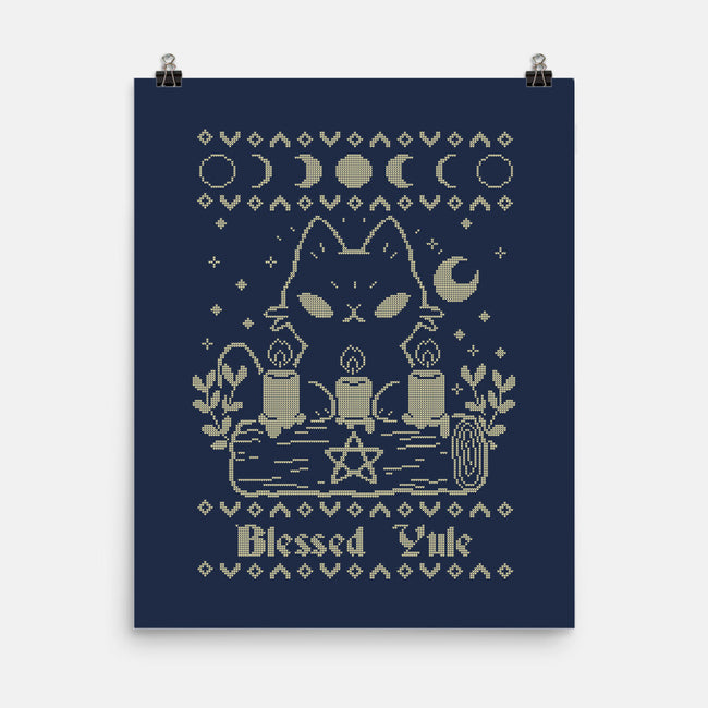 Blessed Yule Sweater-None-Matte-Poster-xMorfina