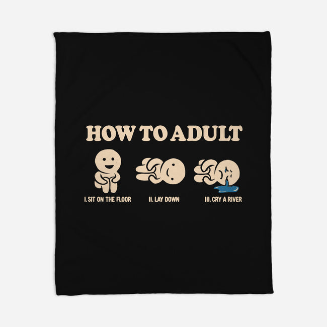 How To Adult-None-Fleece-Blanket-koalastudio