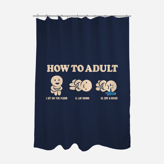 How To Adult-None-Polyester-Shower Curtain-koalastudio