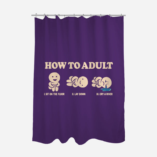 How To Adult-None-Polyester-Shower Curtain-koalastudio