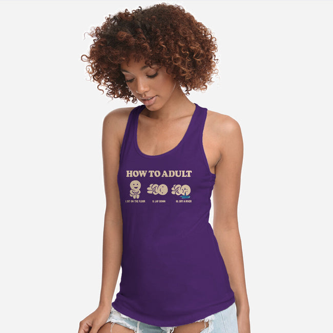 How To Adult-Womens-Racerback-Tank-koalastudio