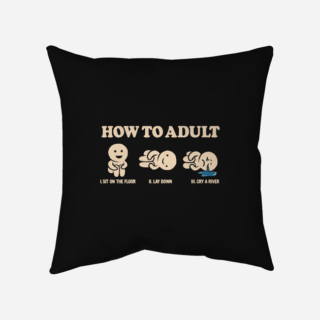 How To Adult-None-Removable Cover w Insert-Throw Pillow-koalastudio