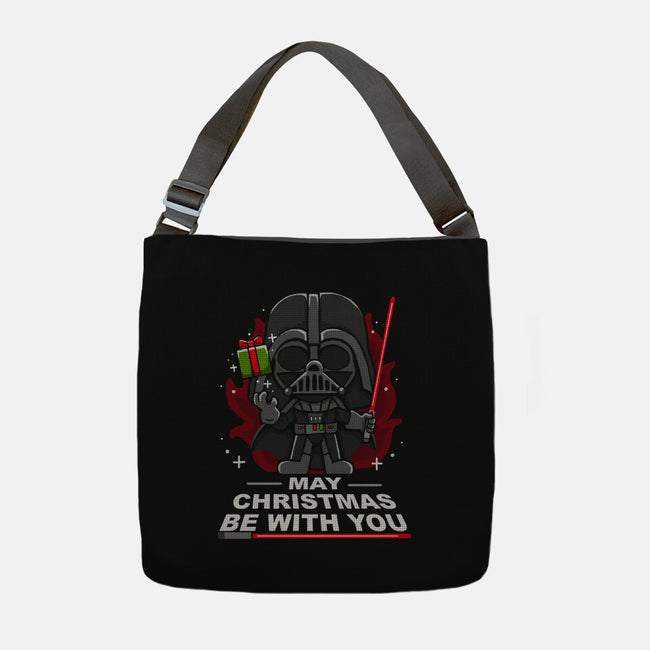 May Christmas Be With You-None-Adjustable Tote-Bag-Vallina84