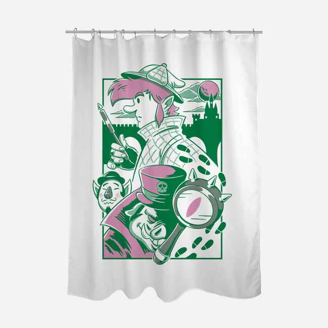 Mysteries Of The Kingdom-None-Polyester-Shower Curtain-Henrique Torres