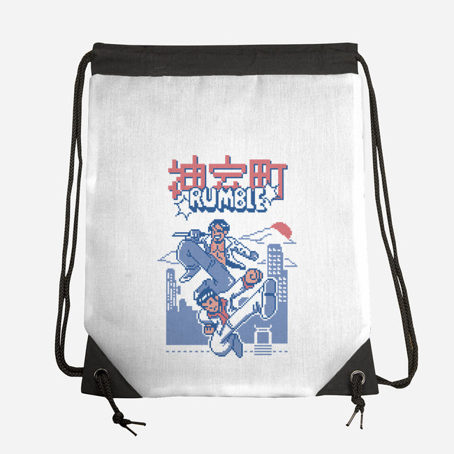 Kamurocho Rumble-None-Drawstring-Bag-Henrique Torres