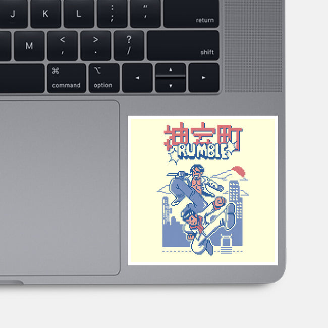 Kamurocho Rumble-None-Glossy-Sticker-Henrique Torres