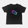 Neon Spaceship-Baby-Basic-Tee-nickzzarto