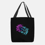 Neon Spaceship-None-Basic Tote-Bag-nickzzarto