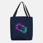 Neon Spaceship-None-Basic Tote-Bag-nickzzarto