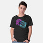 Neon Spaceship-Mens-Basic-Tee-nickzzarto